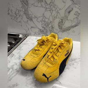 Puma Bold Yellow and Black Trainers